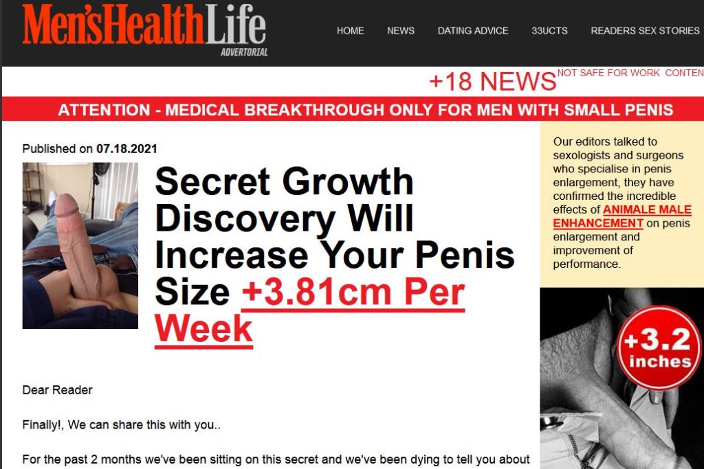animale male enhancement scam